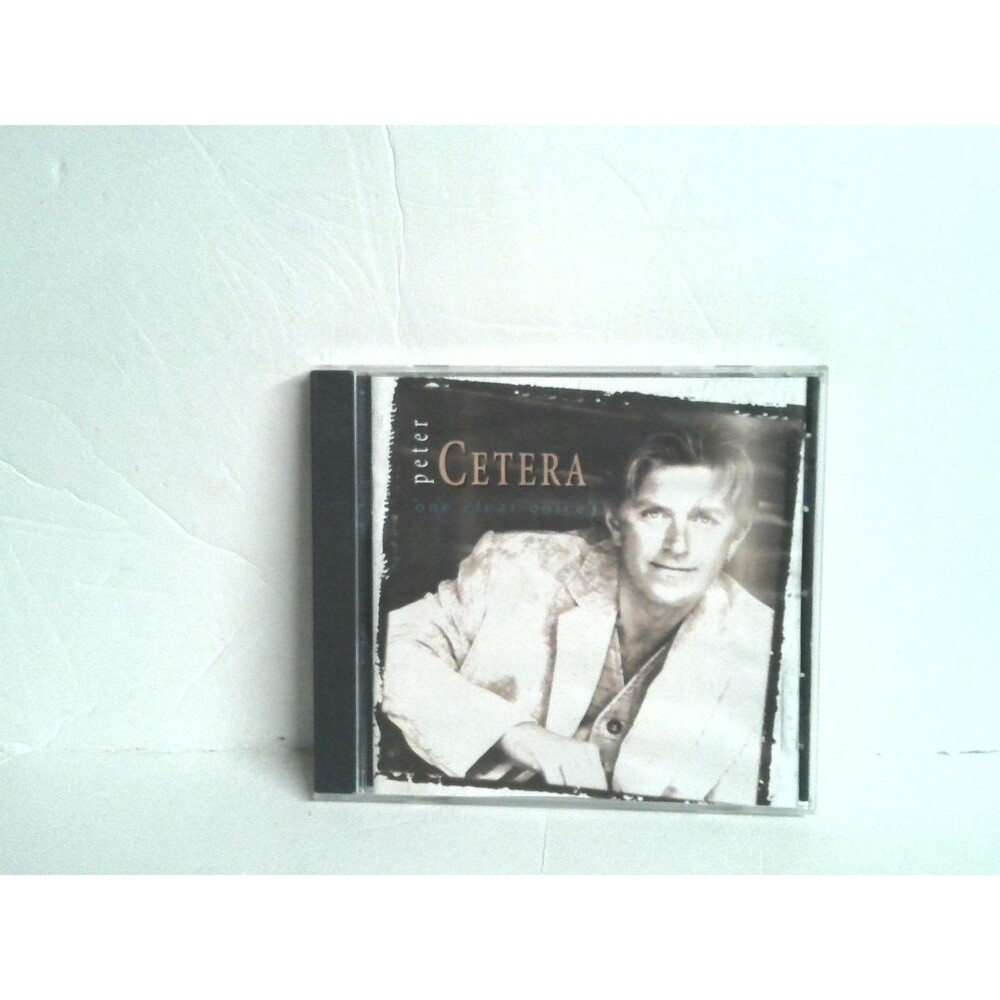Peter Cetera – One Clear Voice CD 1995 Arista Columbia House Pop AC